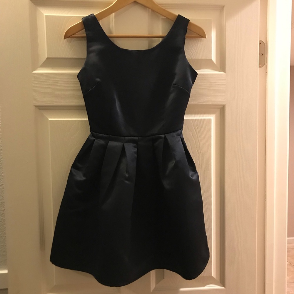TD Satin Fit and Flare Dress